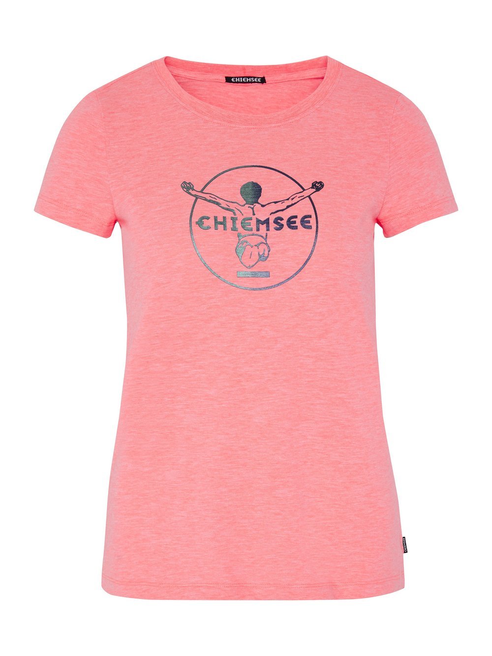 Chiemsee T-Shirt Damen Baumwolle rosa bedruckt, M