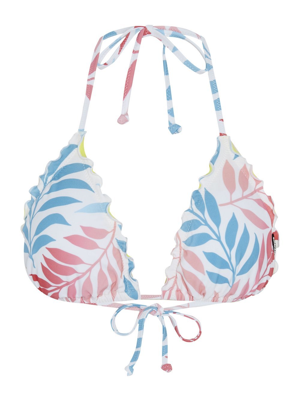 Chiemsee Gemustertes Triangel-Bikini-Top Damen Polyamid mehrfarbig gemustert, 42A