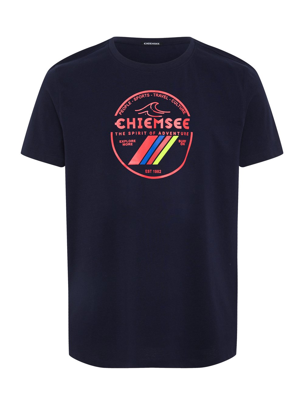 Chiemsee T-Shirt Herren Baumwolle blau bedruckt, S