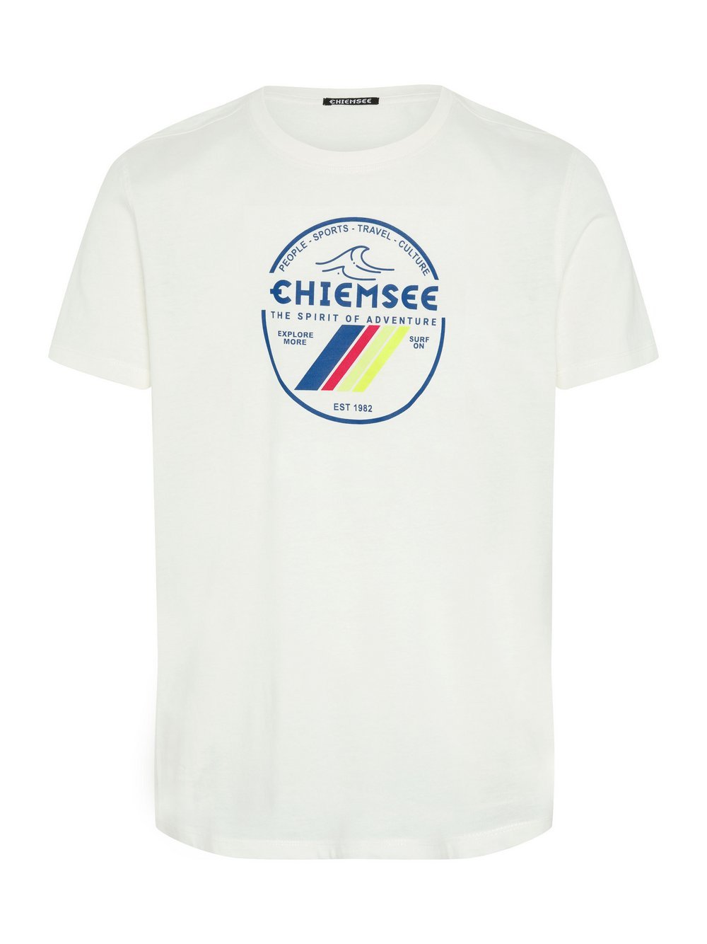 Chiemsee T-Shirt Herren Baumwolle weiß bedruckt, M