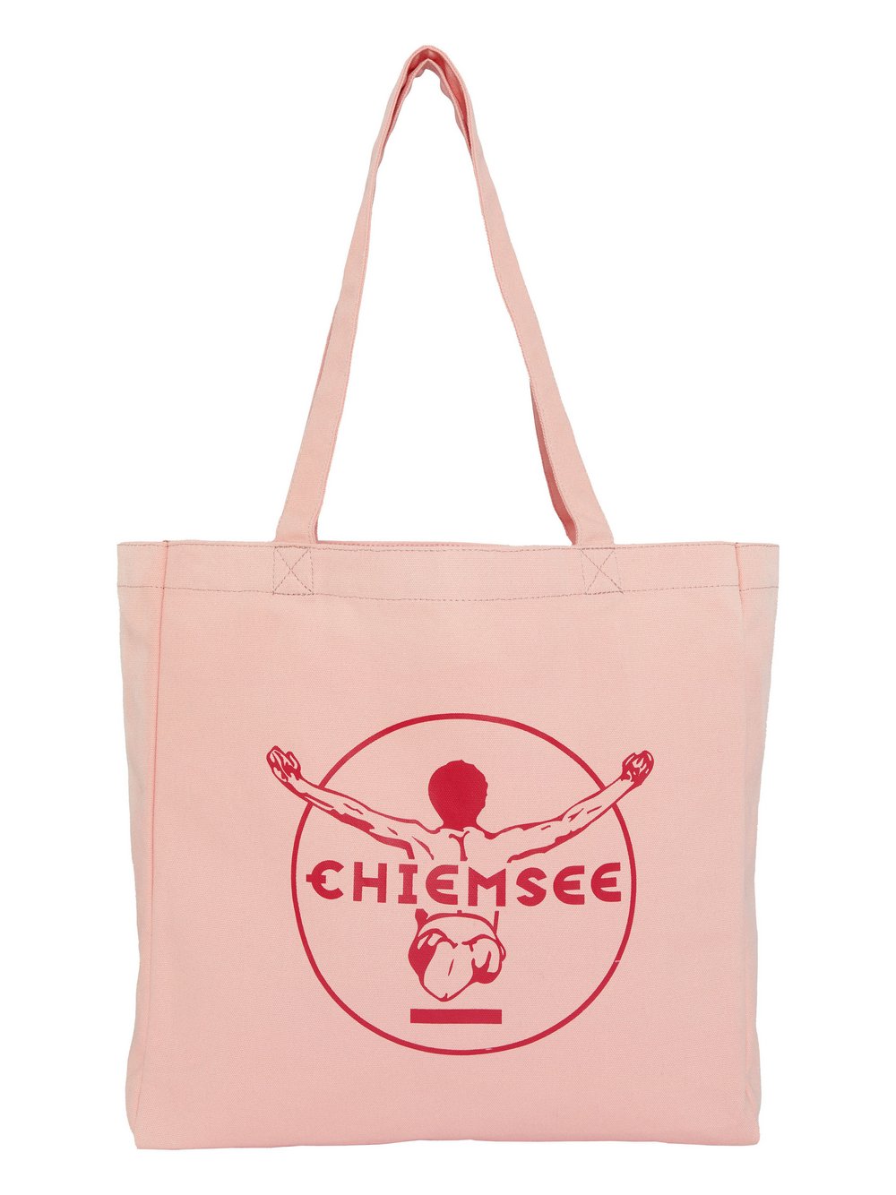 Chiemsee Strandtasche Damen Baumwolle rosa bedruckt, ONE SIZE