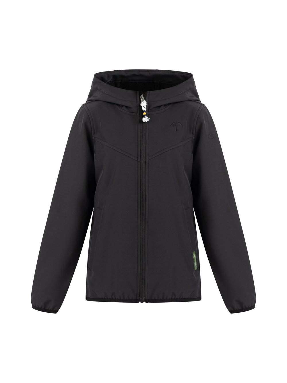 Schmuddelwedda Softshellblouson Mädchen schwarz, 128