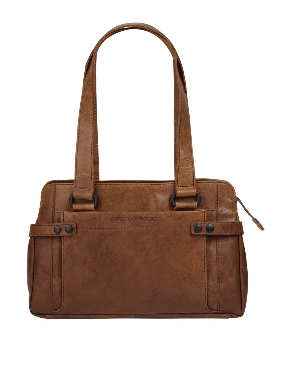 Thumbnail - Spikes & Sparrow Handtasche Damen Leder braun, ONE SIZE