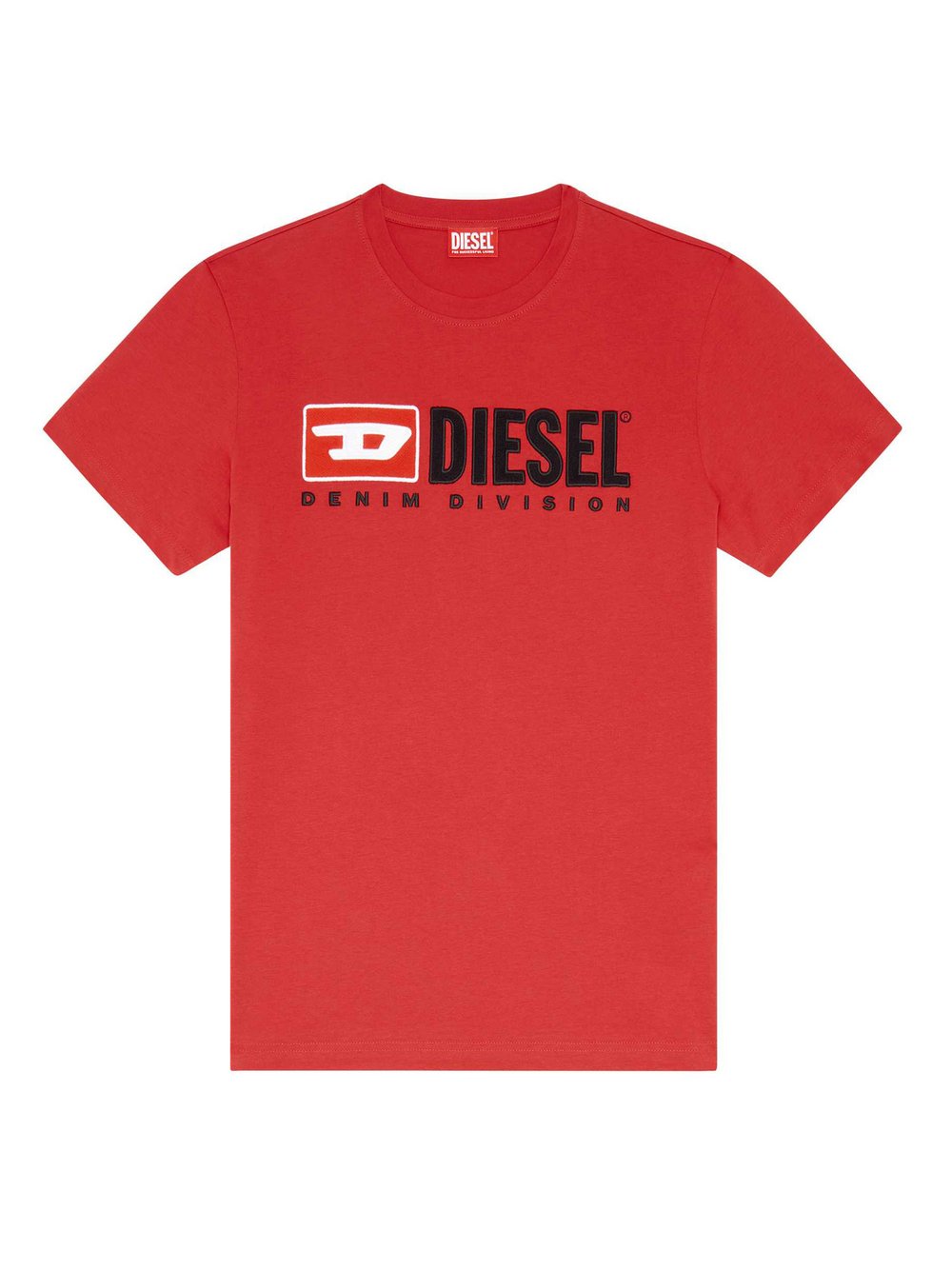 Diesel T-Shirt 1er Pack Herren Baumwolle rot, L