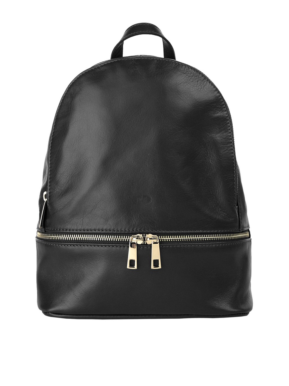 piké Rucksack Damen Leder schwarz, ONE SIZE