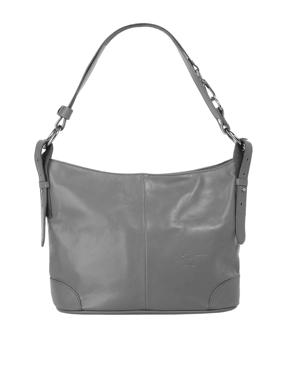 Thumbnail - Samantha Look Umhängetasche Damen Leder grau, ONE SIZE