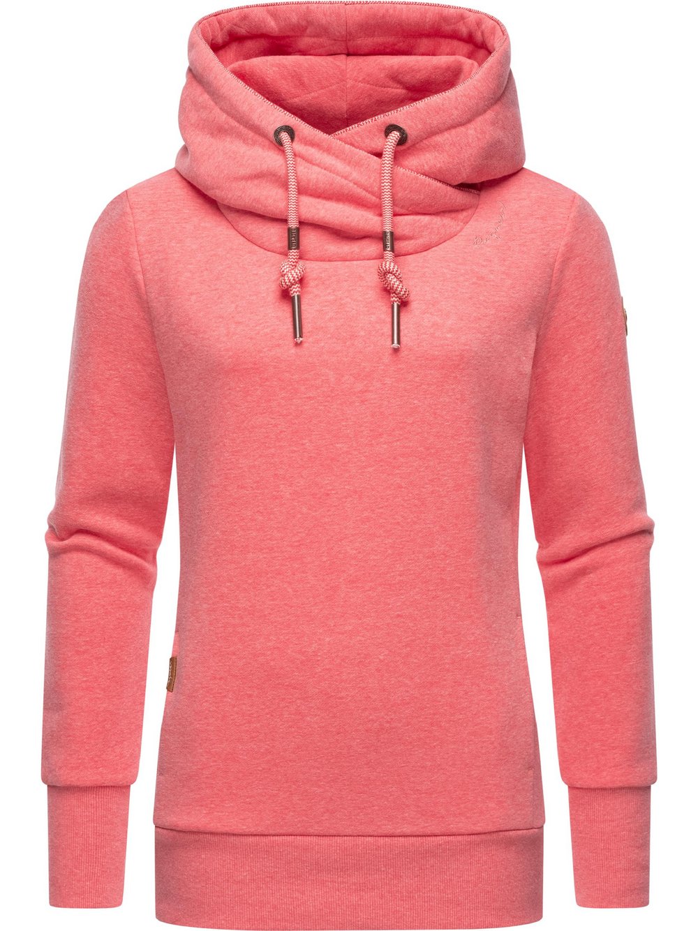 Ragwear Hoodie Damen Baumwolle rot, XXXXL