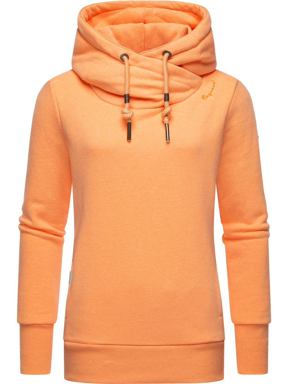 Ragwear Hoodie Damen Baumwolle orange, XXXXL