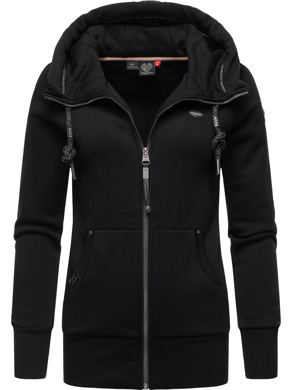 Ragwear Sweatjacke Damen Baumwolle schwarz, S