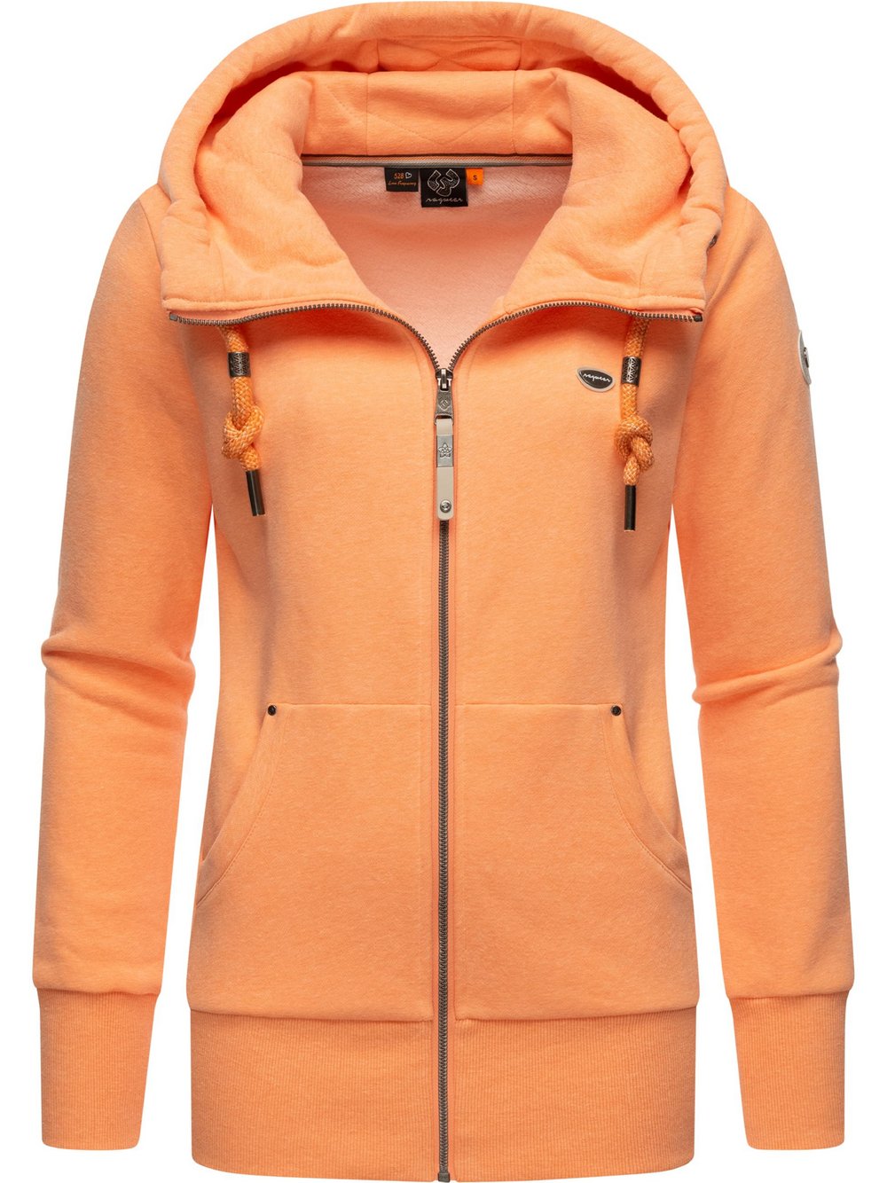 Ragwear Sweatjacke Damen Baumwolle orange, 50