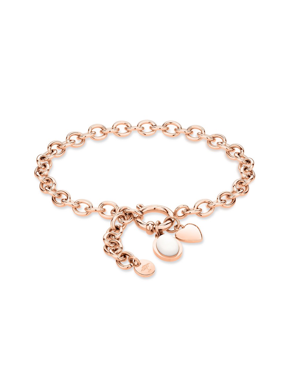 Fynch-Hatton Armschmuck Damen Edelstahl roségold, ONE SIZE