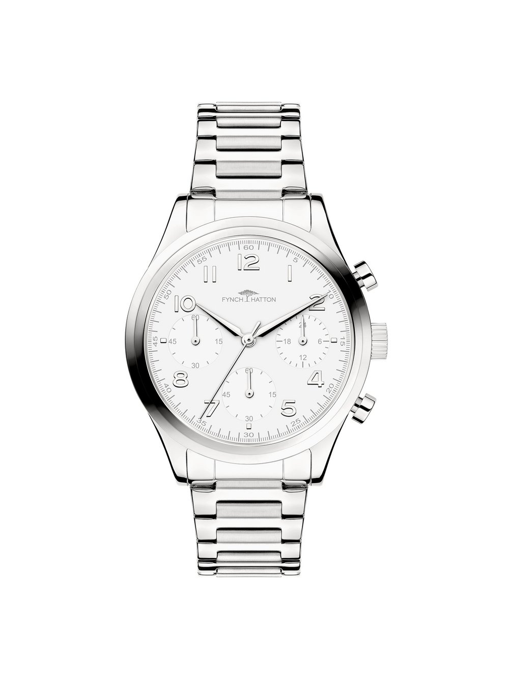 Fynch-Hatton Armbanduhr Damen Metall silber, ONE SIZE