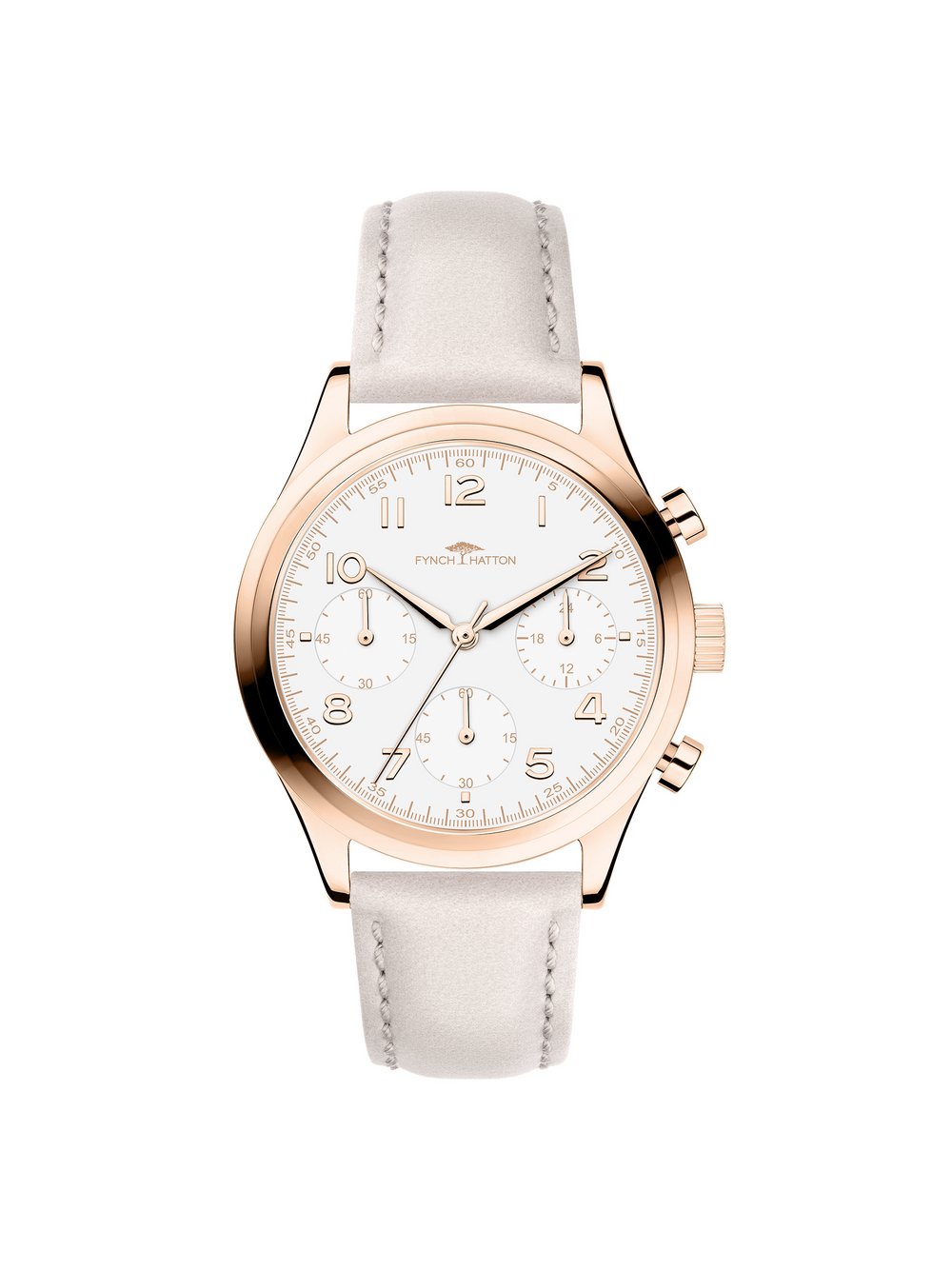 Thumbnail - Fynch-Hatton Armbanduhr Damen Leder grau, ONE SIZE