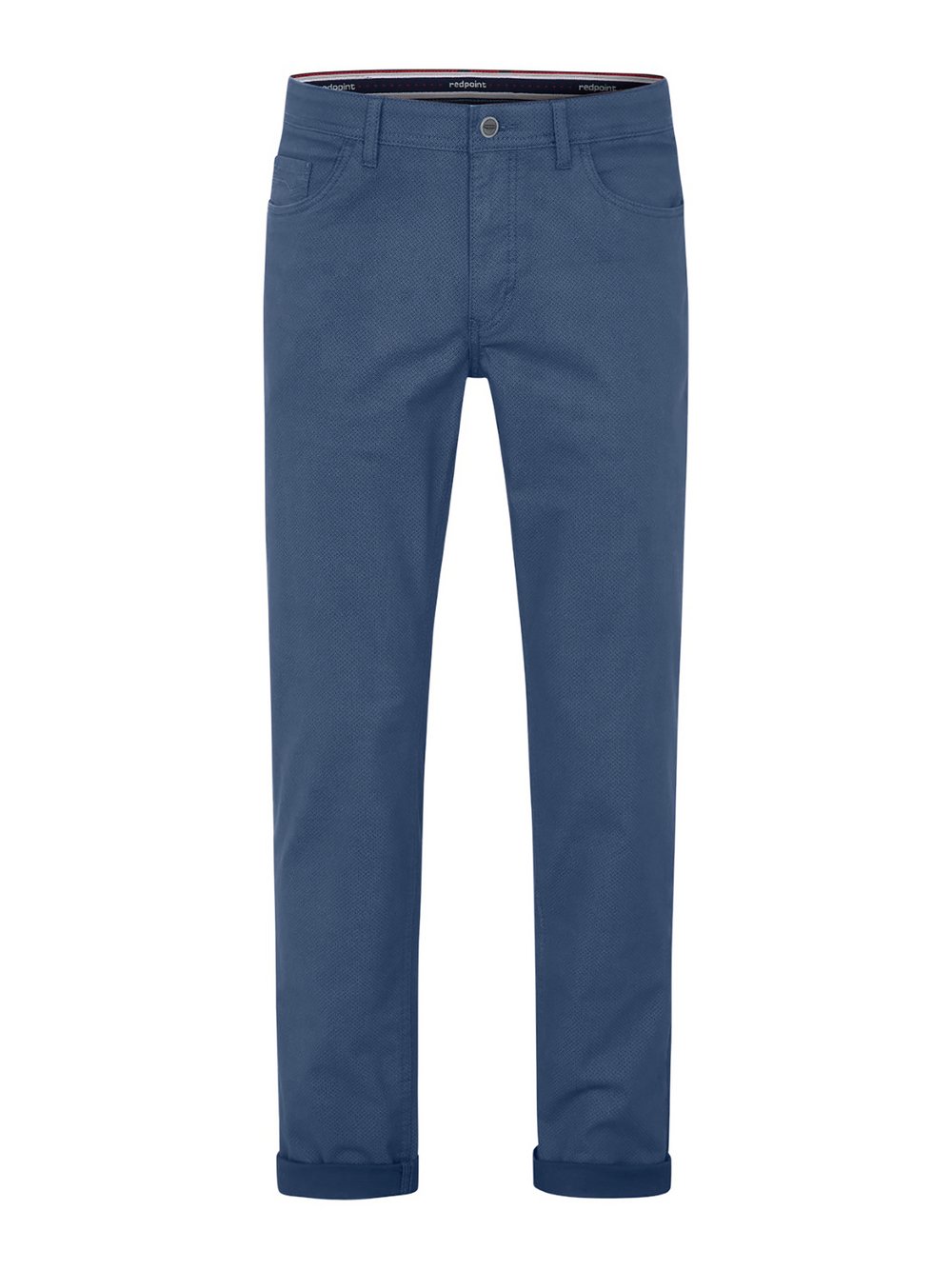 Redpoint 5-Pocket Hose Herren Baumwolle blau bedruckt, 33-30