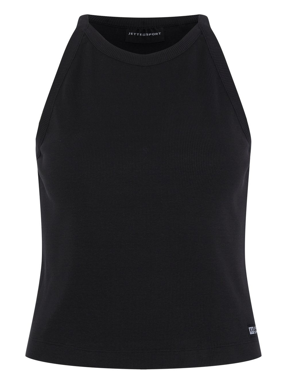 JETTE SPORT Top Damen Baumwolle schwarz, 48-50