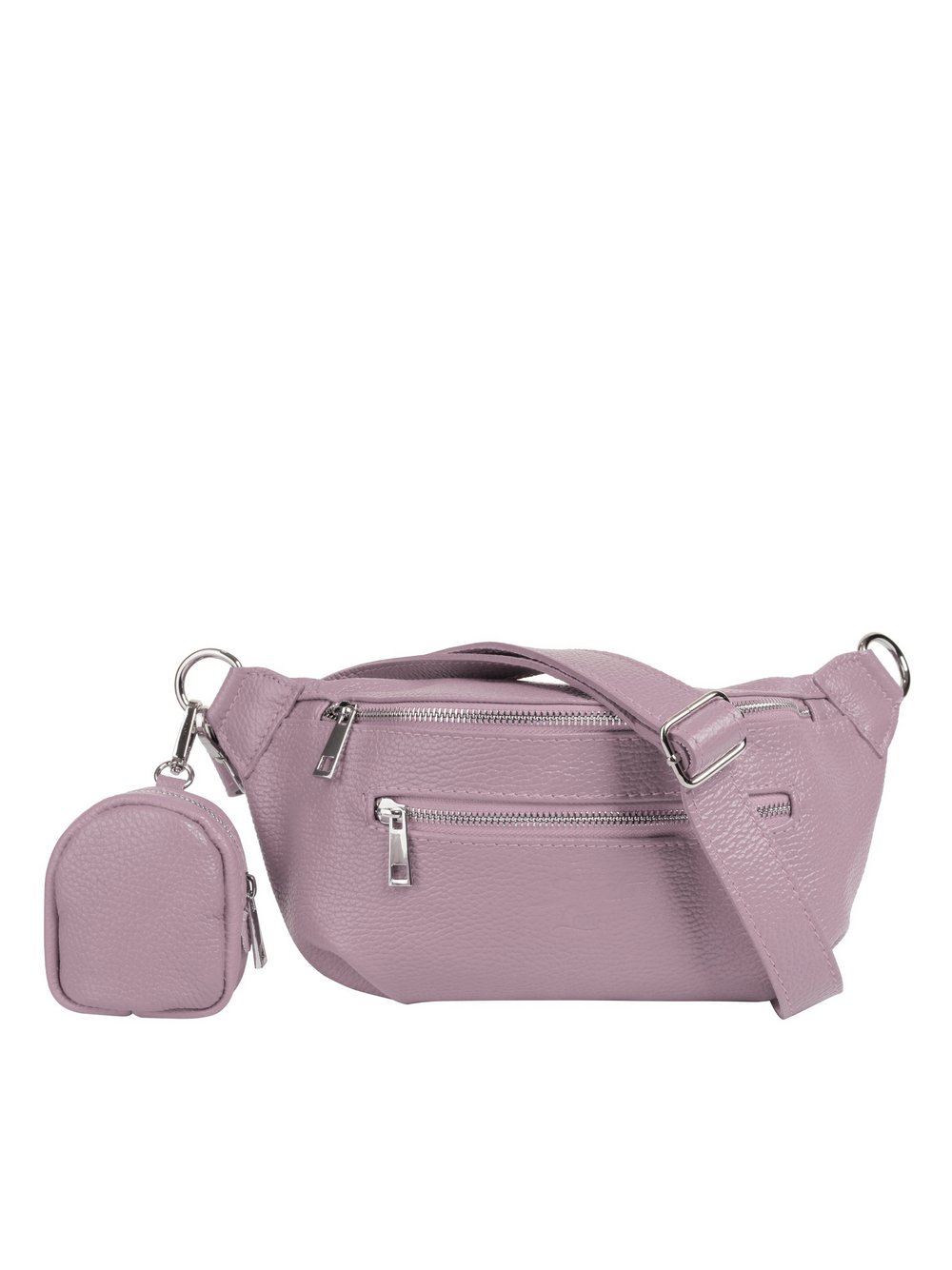Thumbnail - Samantha Look Gürteltasche Damen Leder lila, ONE SIZE
