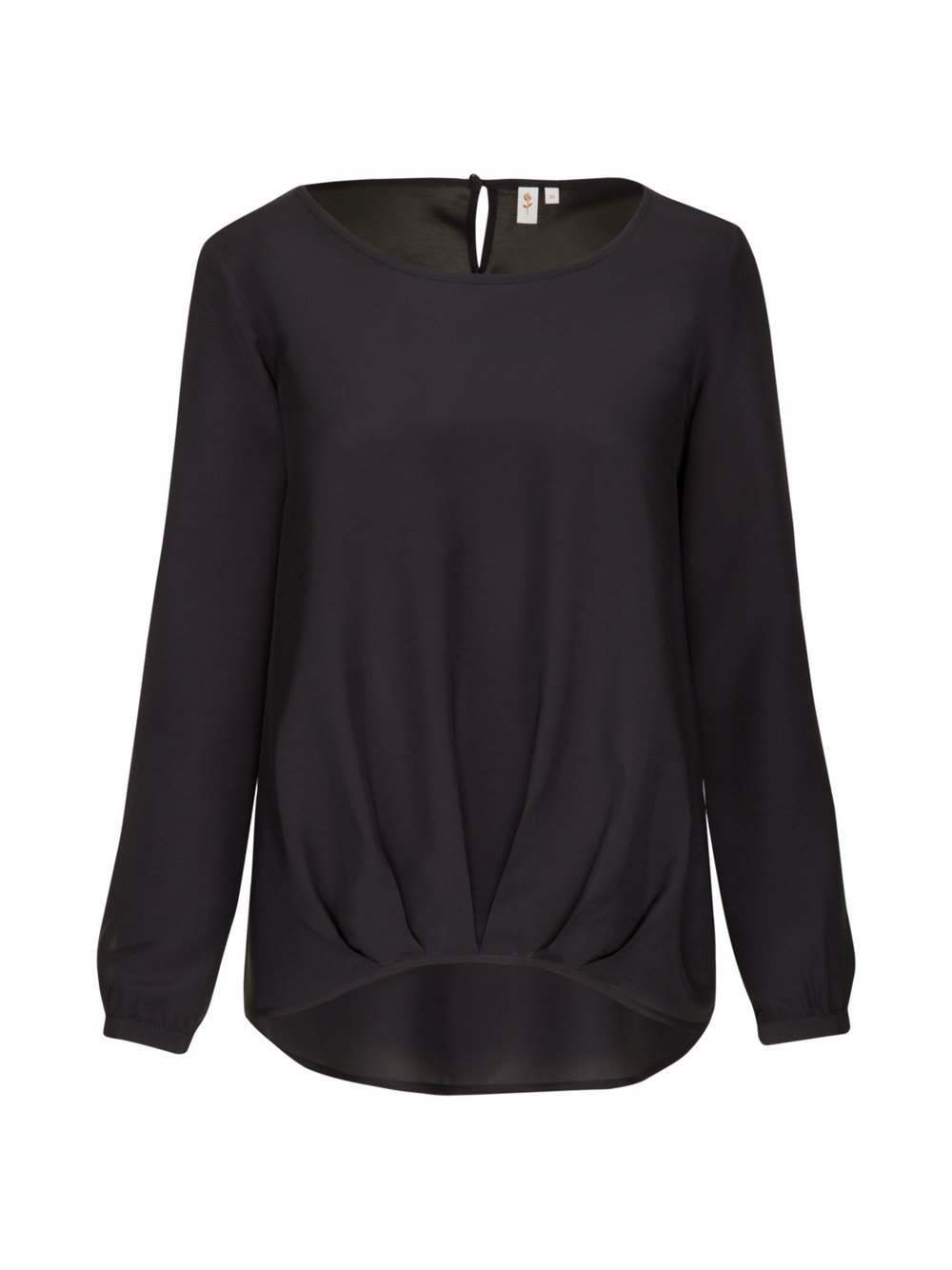 Seidensticker Shirtbluse Damen Viskose schwarz, 34