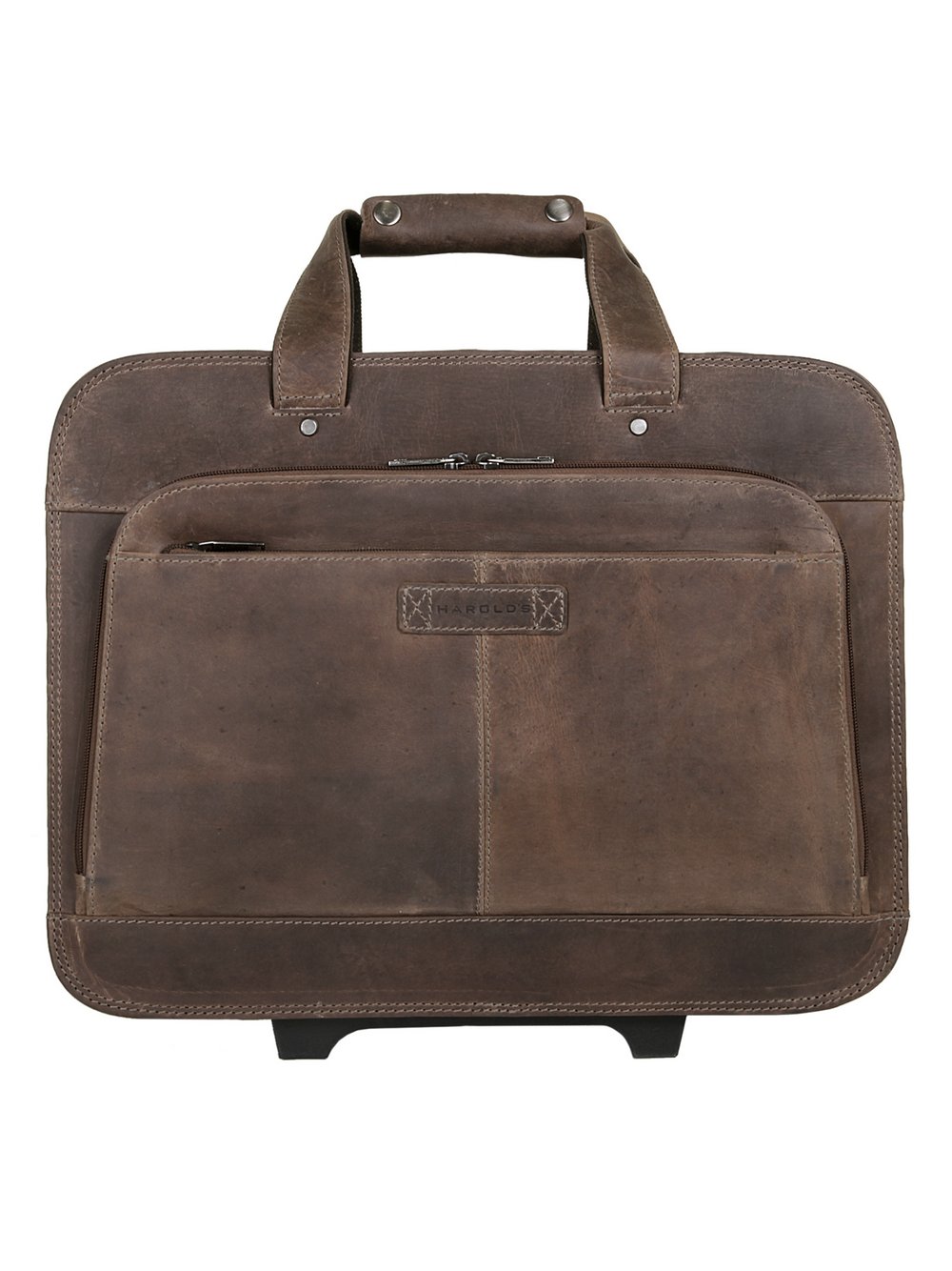 Harold's Business Trolley Damen Leder braun, ONE SIZE