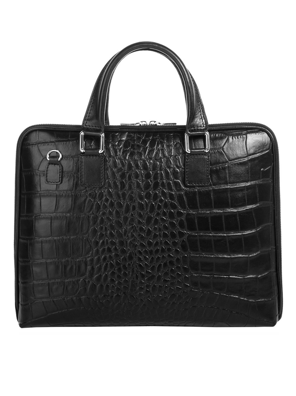 Thumbnail - Cluty Aktentasche Damen Leder schwarz, ONE SIZE