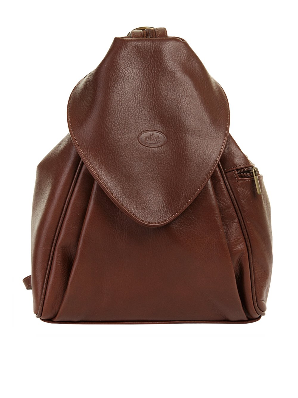 Thumbnail - piké Cityrucksack Damen Leder braun, ONE SIZE