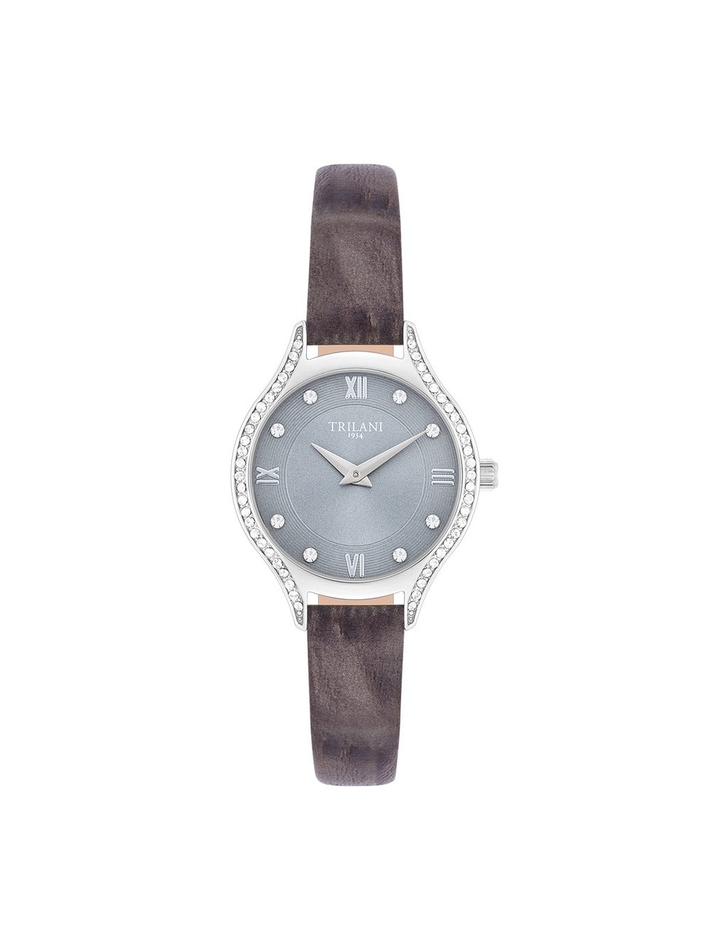 Trilani Armband-Uhr Quarzuhr Damen Edelstahl silber, ONE SIZE