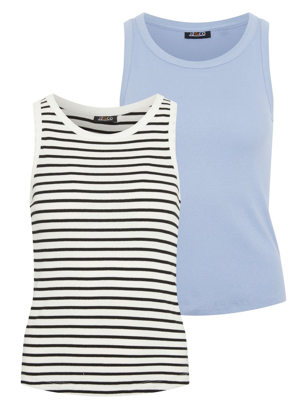 JZ&Co. Tanktops Damen Baumwolle blau, 44-46