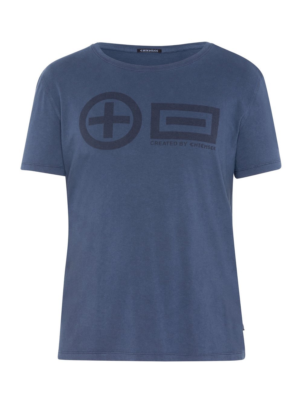 Chiemsee T-Shirt Herren blau bedruckt, S