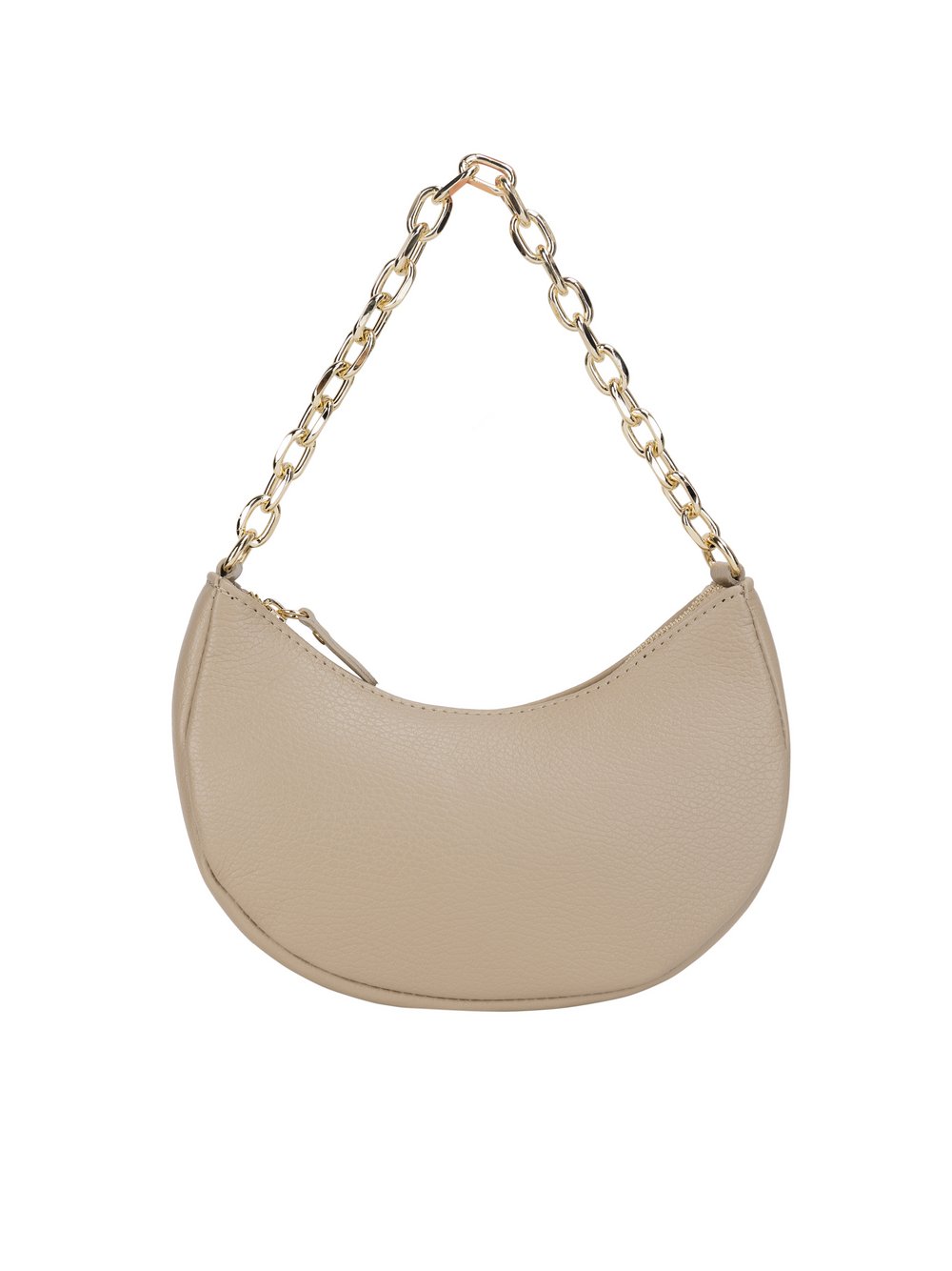Faina Handtasche Damen Leder beige, ONE SIZE