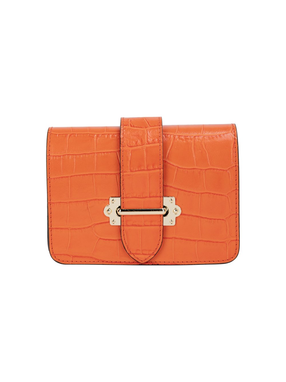 Faina Handtasche Damen Leder orange strukturiert, ONE SIZE