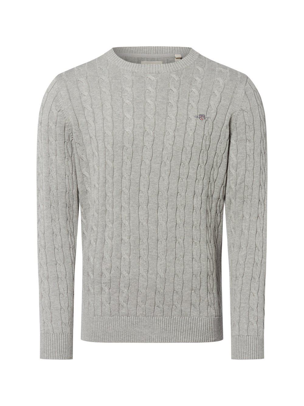 Thumbnail - Gant Pullover Herren Baumwolle silber, M