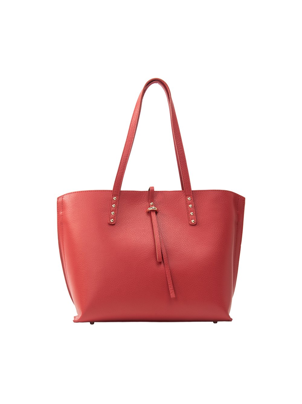 Usha Handtasche Damen Leder rot, ONE SIZE