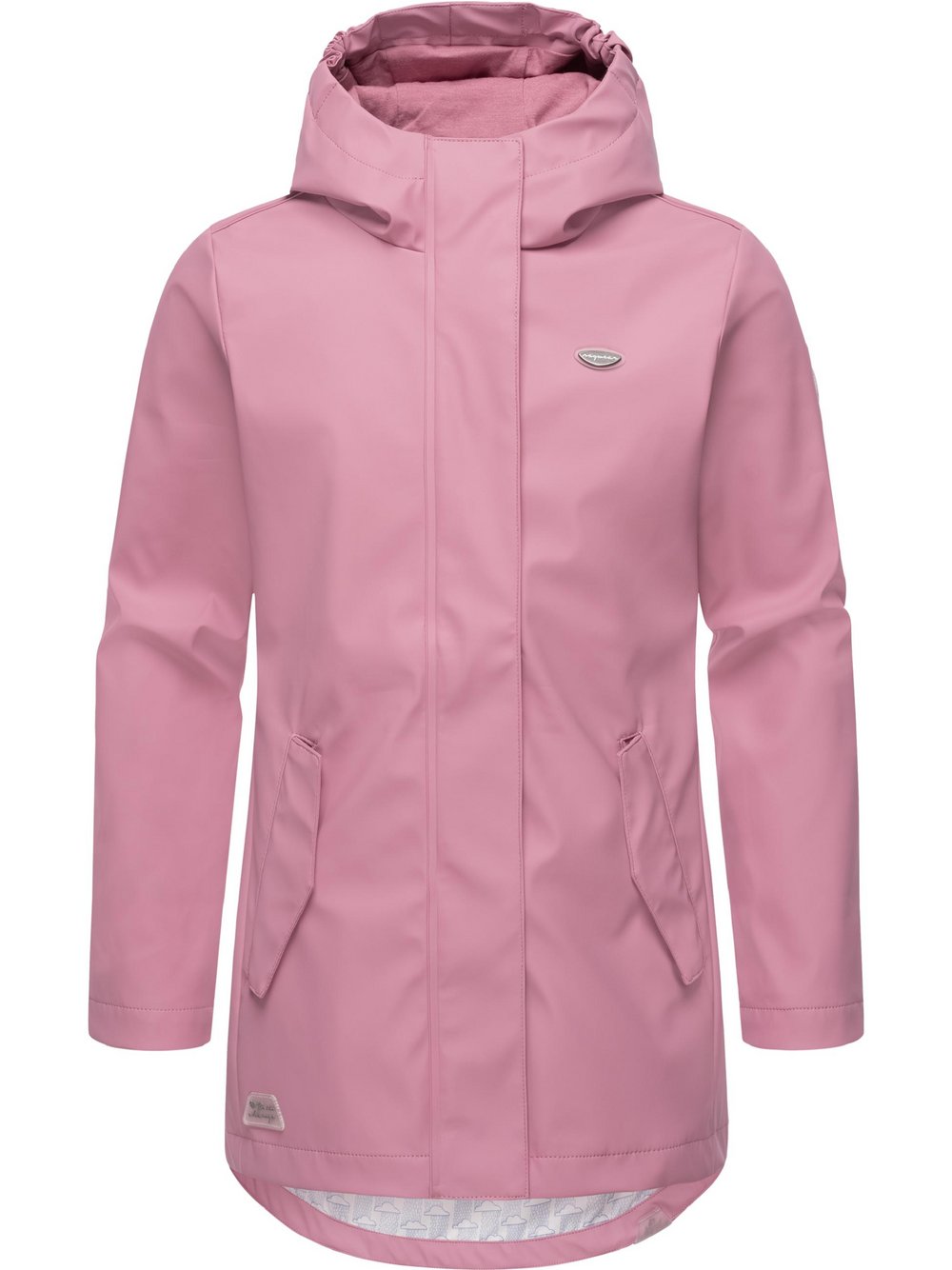 Ragwear Regenmantel Mädchen rosa, 128