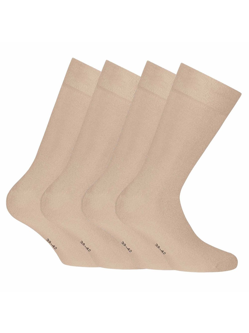 Rohner Socken 4er Pack Damen Viskose beige, 35-38