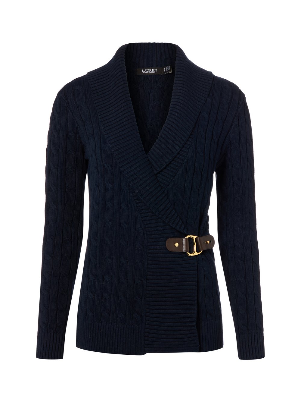 Lauren Ralph Lauren Strickjacke Damen Baumwolle blau, XS