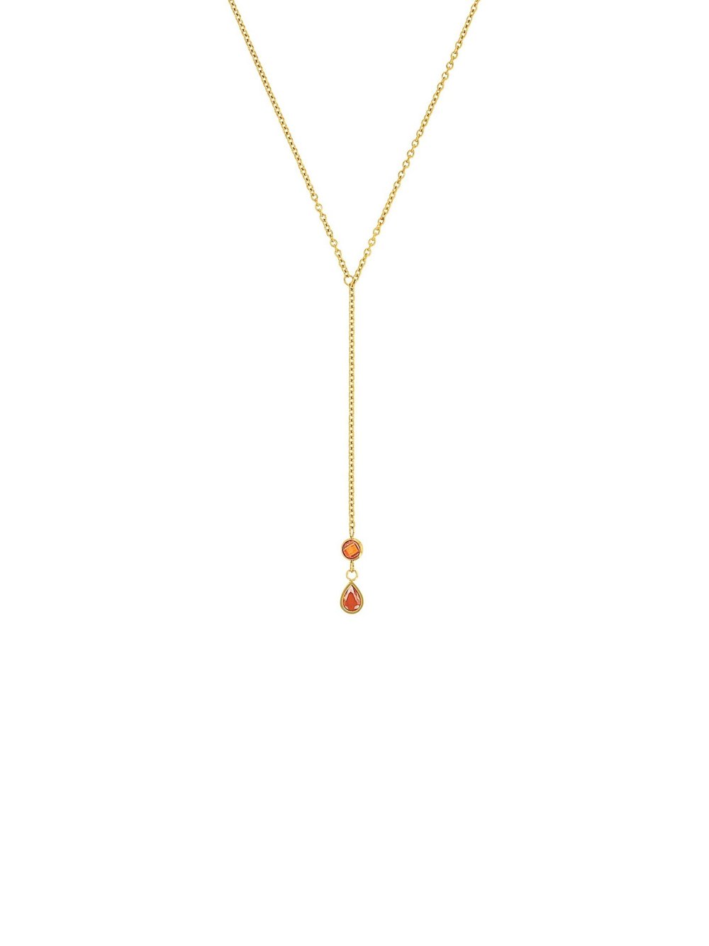 amor Kette mit Anhänger Damen Edelstahl gold, 50