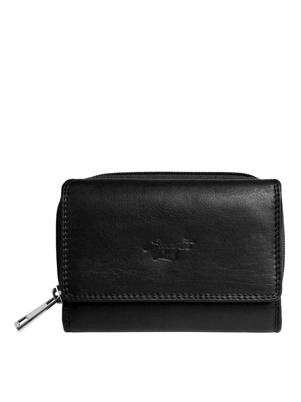 Thumbnail - Samantha Look Geldbörse Damen Leder schwarz, ONE SIZE