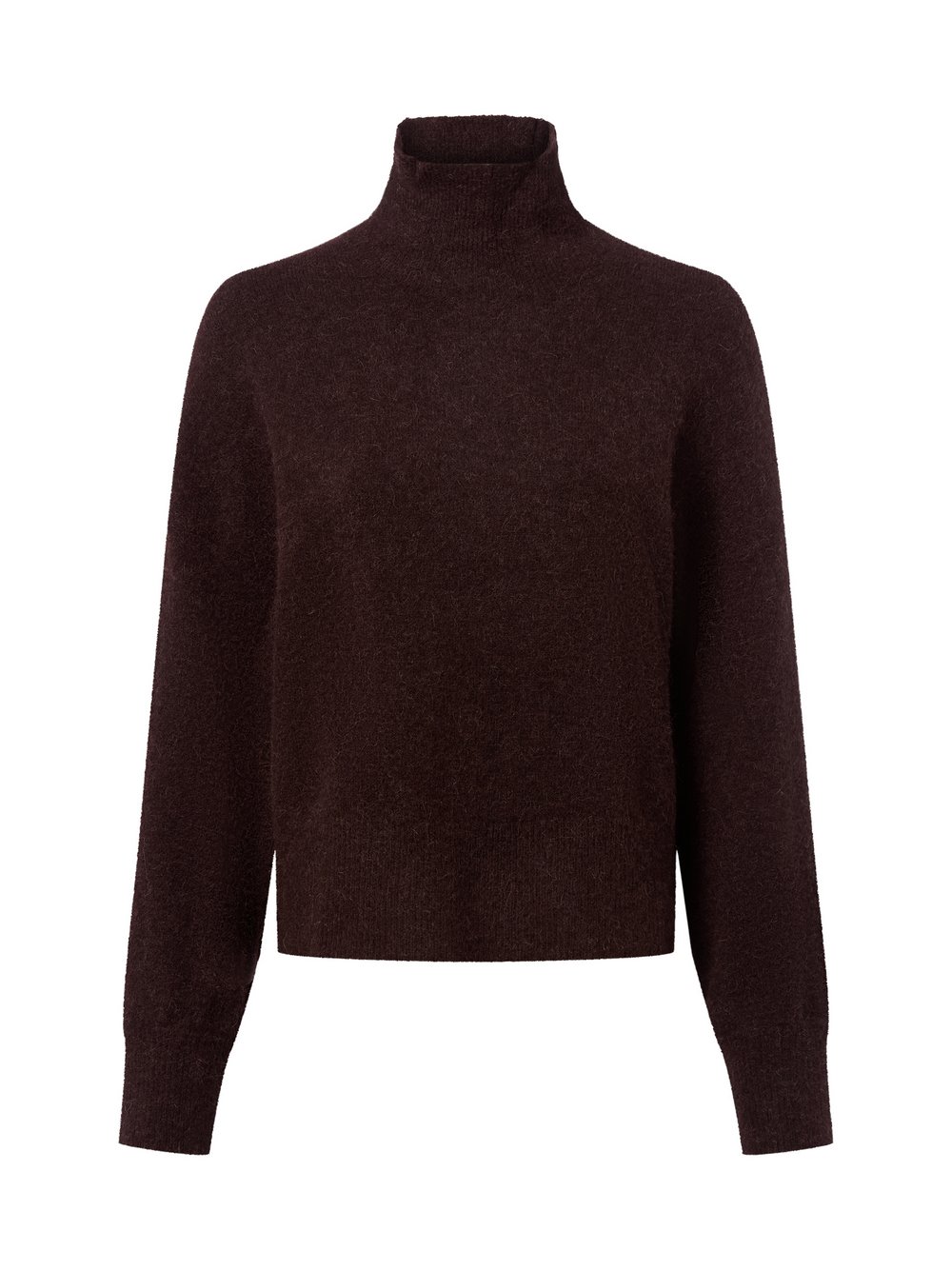 Samsøe Samsøe Strickpullover mit Alpaka-Anteil Damen Wolle braun meliert, XS