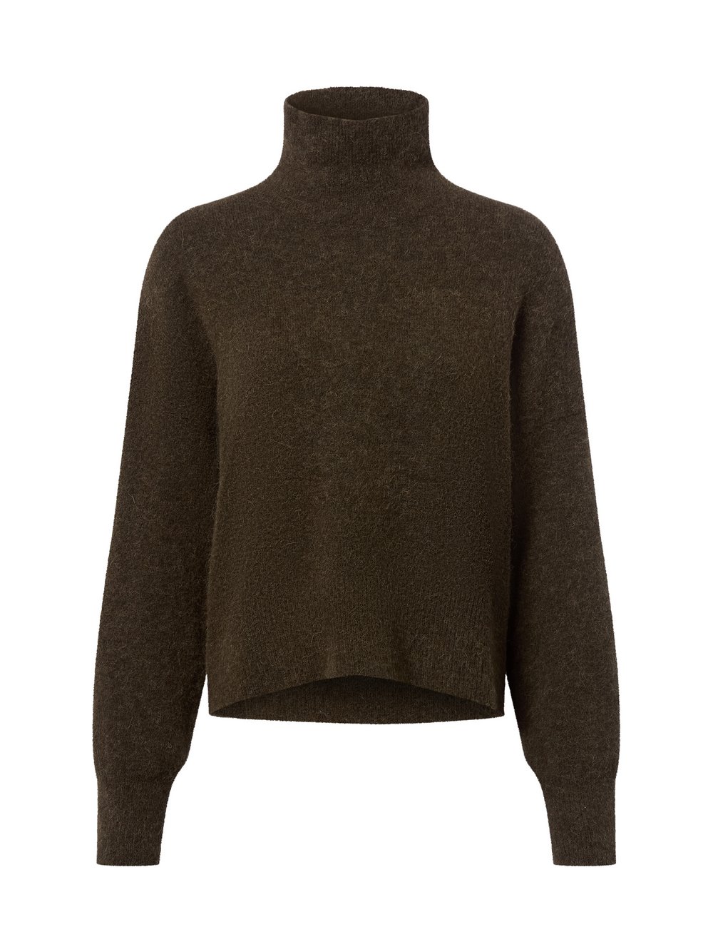 Samsøe Samsøe Strickpullover mit Alpaka-Anteil Damen Wolle grün meliert, L