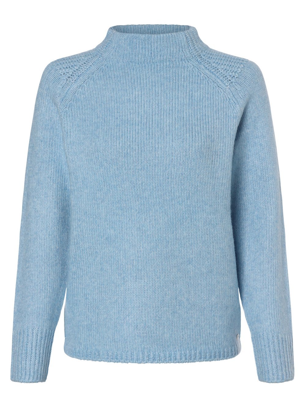 Monari Pullover mit Alpaka-Anteil Damen blau meliert, 44