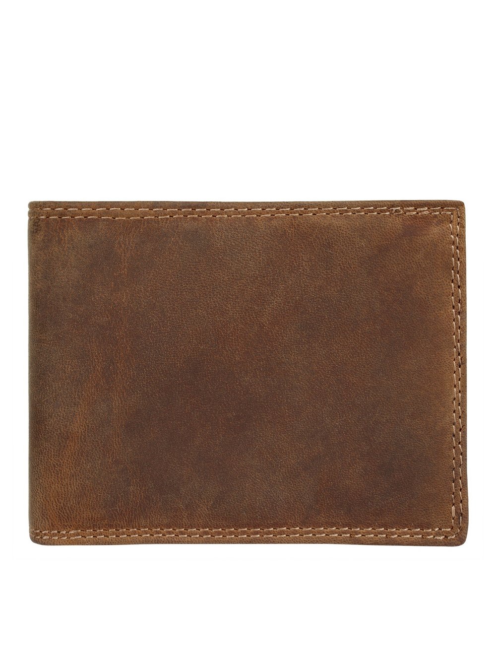 Thumbnail - BAGAN Geldbörse Herren Leder braun, ONE SIZE