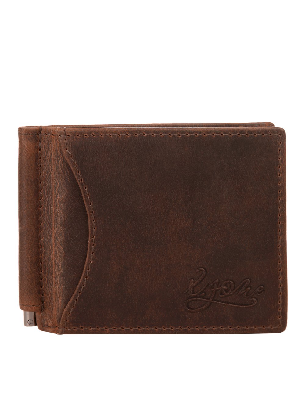 Thumbnail - X-Zone Geldbörse Herren Leder braun, ONE SIZE