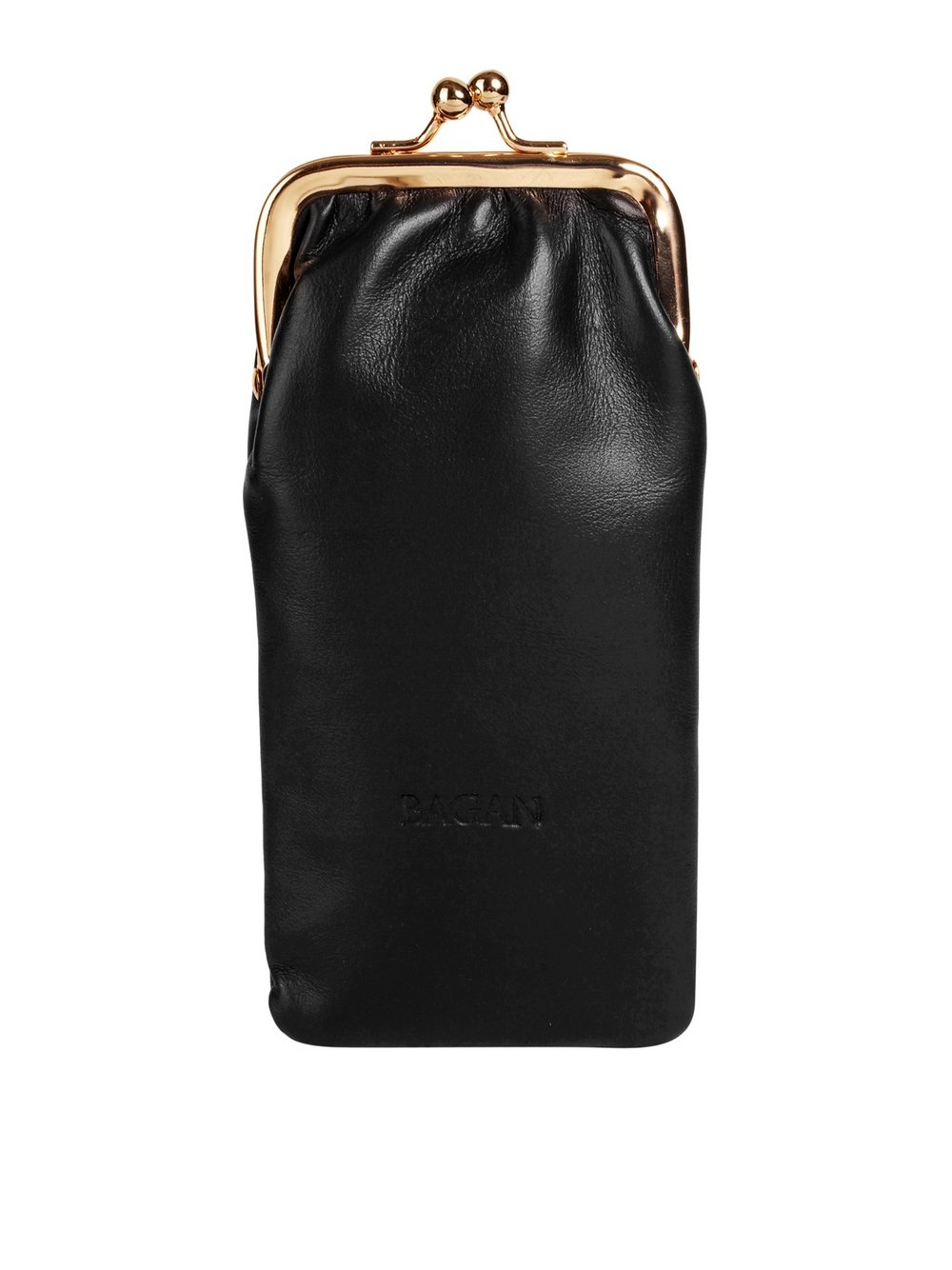 Thumbnail - BAGAN Brillenetui Damen Leder schwarz, ONE SIZE