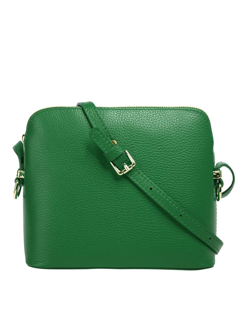 Thumbnail - Cluty Umhängetasche Damen Leder grün, ONE SIZE
