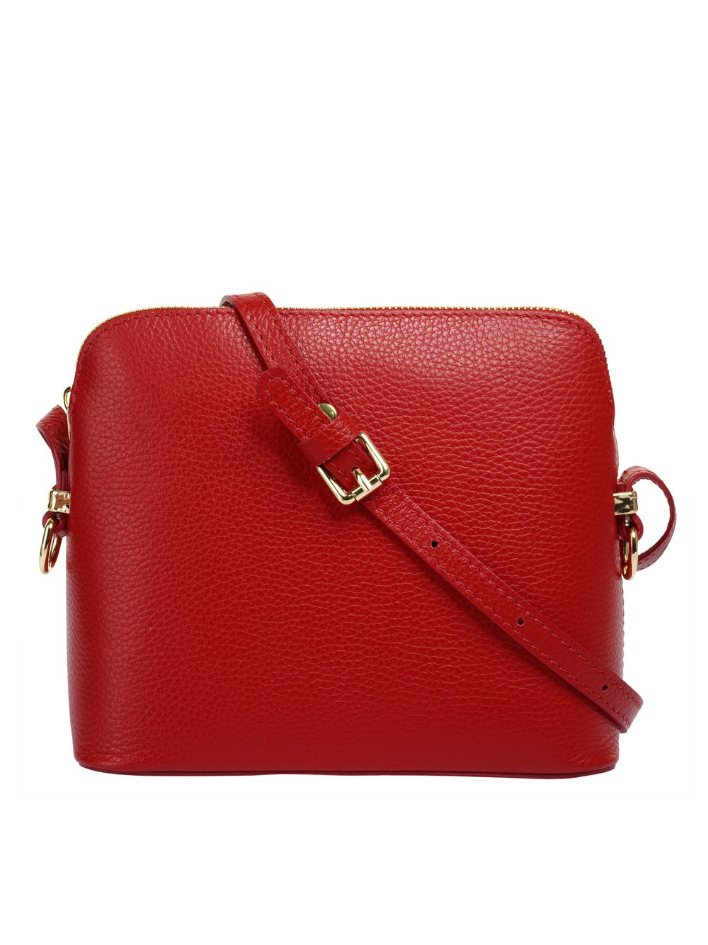 Thumbnail - Cluty Umhängetasche Damen Leder rot, ONE SIZE