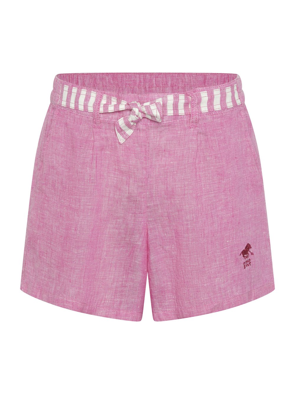 Polo Sylt Shorts Mädchen Leinen pink, 146