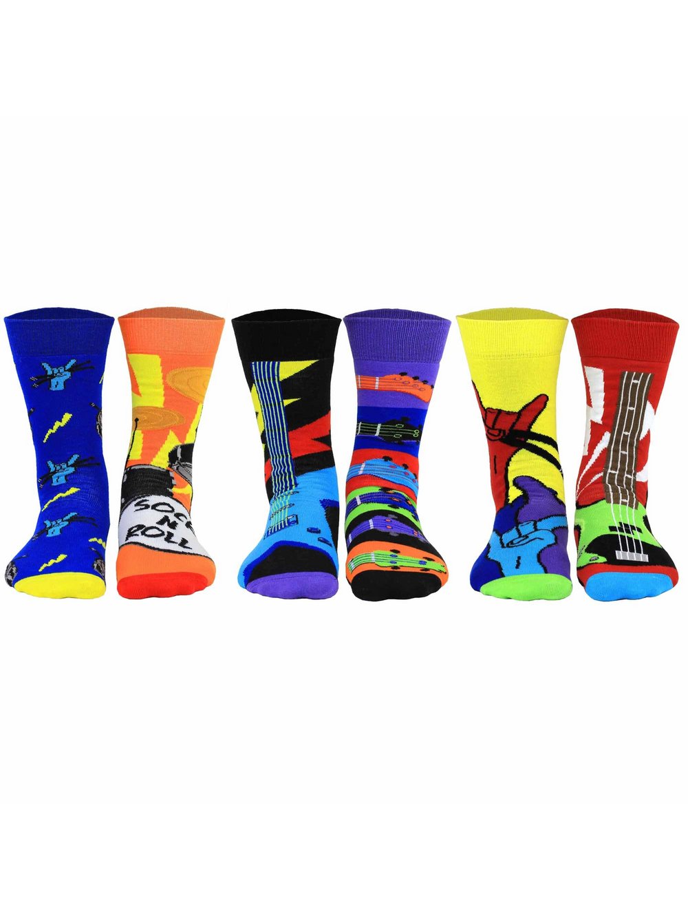 Thumbnail - United Oddsocks Socken 3er Pack Herren Baumwolle mehrfarbig bedruckt, ONE SIZE