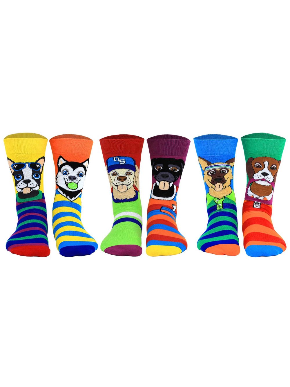Thumbnail - United Oddsocks Socken 3er Pack Herren Baumwolle mehrfarbig bedruckt, ONE SIZE
