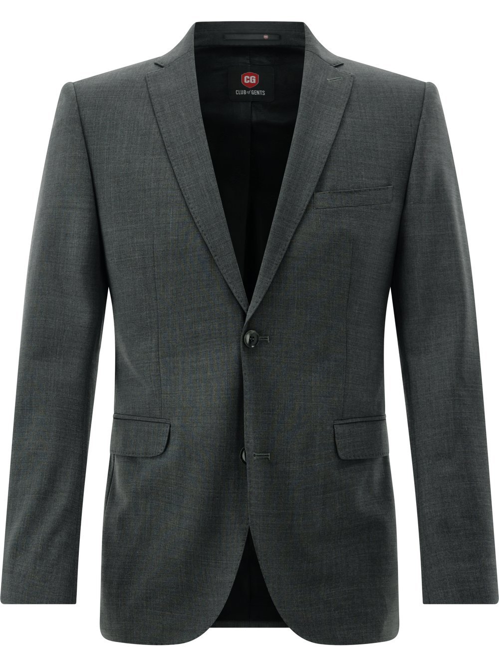 CG - CLUB of GENTS Baukasten-Sakko mit Wolle Herren Slim Fit grau, 94