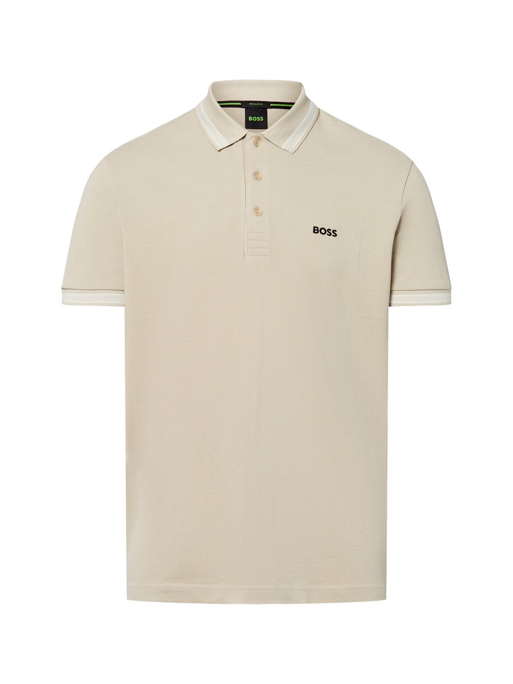 Thumbnail - BOSS Green Poloshirt Herren Baumwolle beige, M