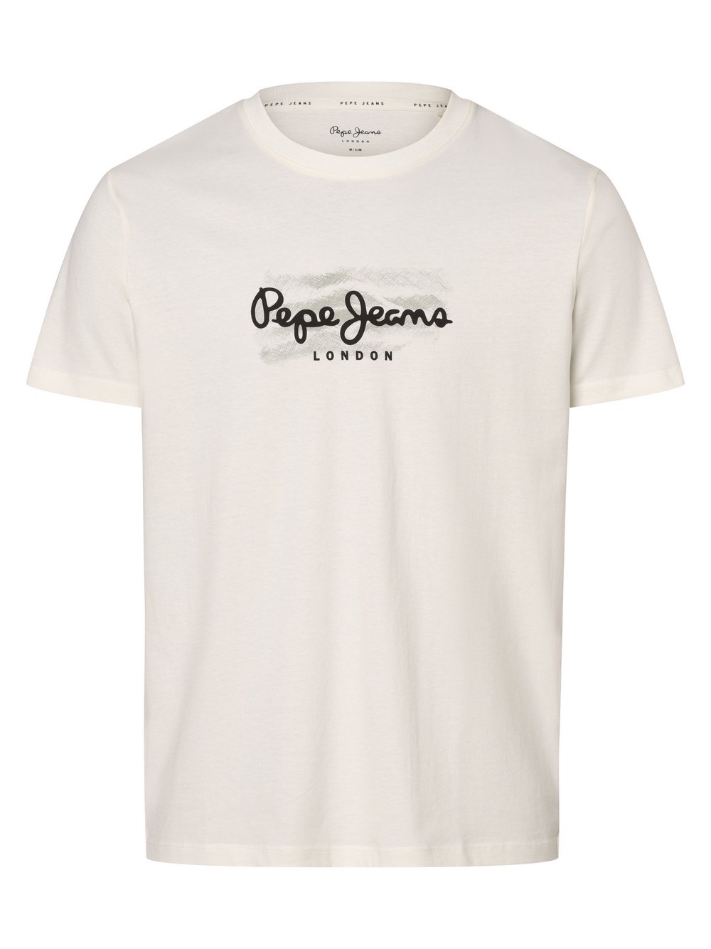 Pepe Jeans T-Shirt Herren Baumwolle weiß bedruckt, L